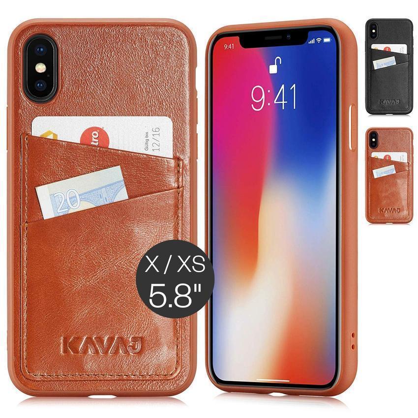 KAVAJ Case geschikt voor Apple iPhone X/XS 5.8" Leder - Tokyo