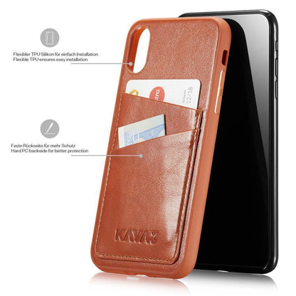 KAVAJ Case geschikt voor Apple iPhone X/XS 5.8" Leder - Tokyo
