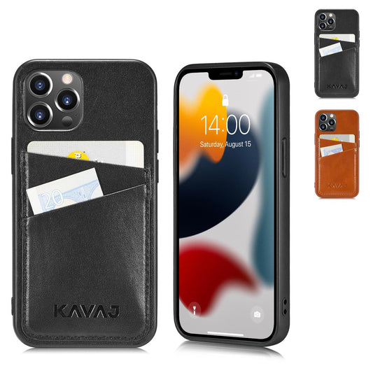 iPhone 13 Pro Max Leather Case Tokyo - Black