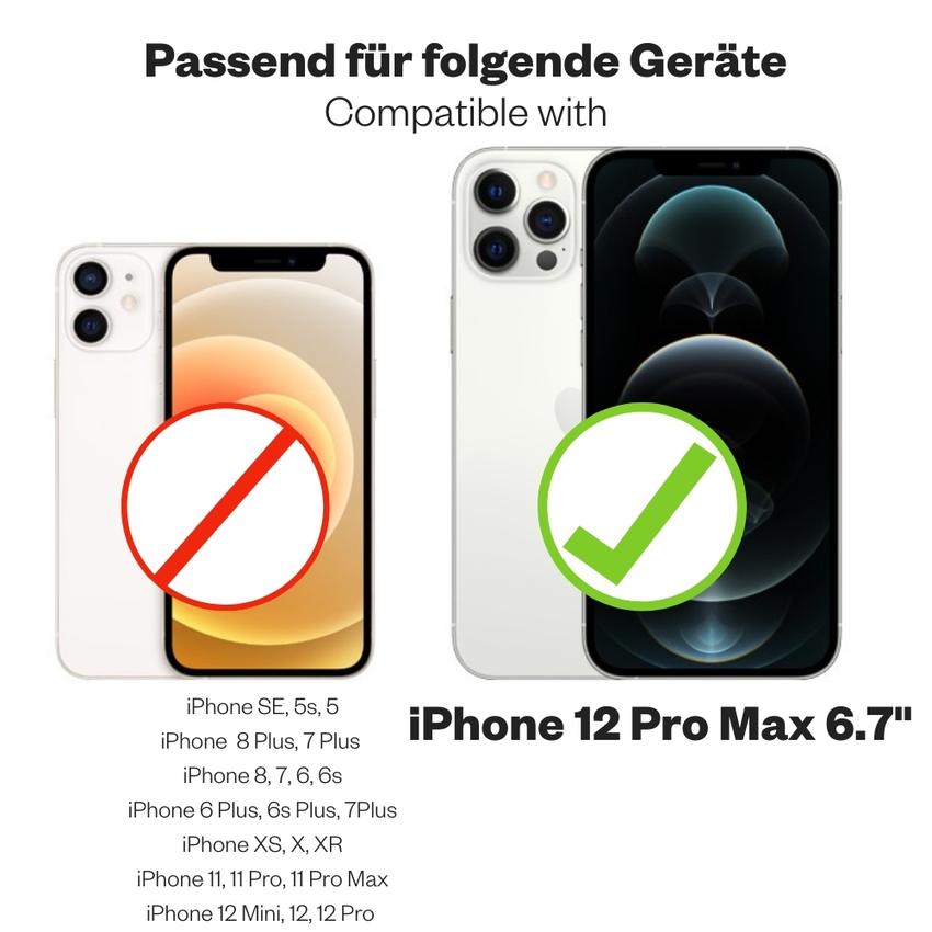 iPhone 12 Pro Max Tasche Leder Miami