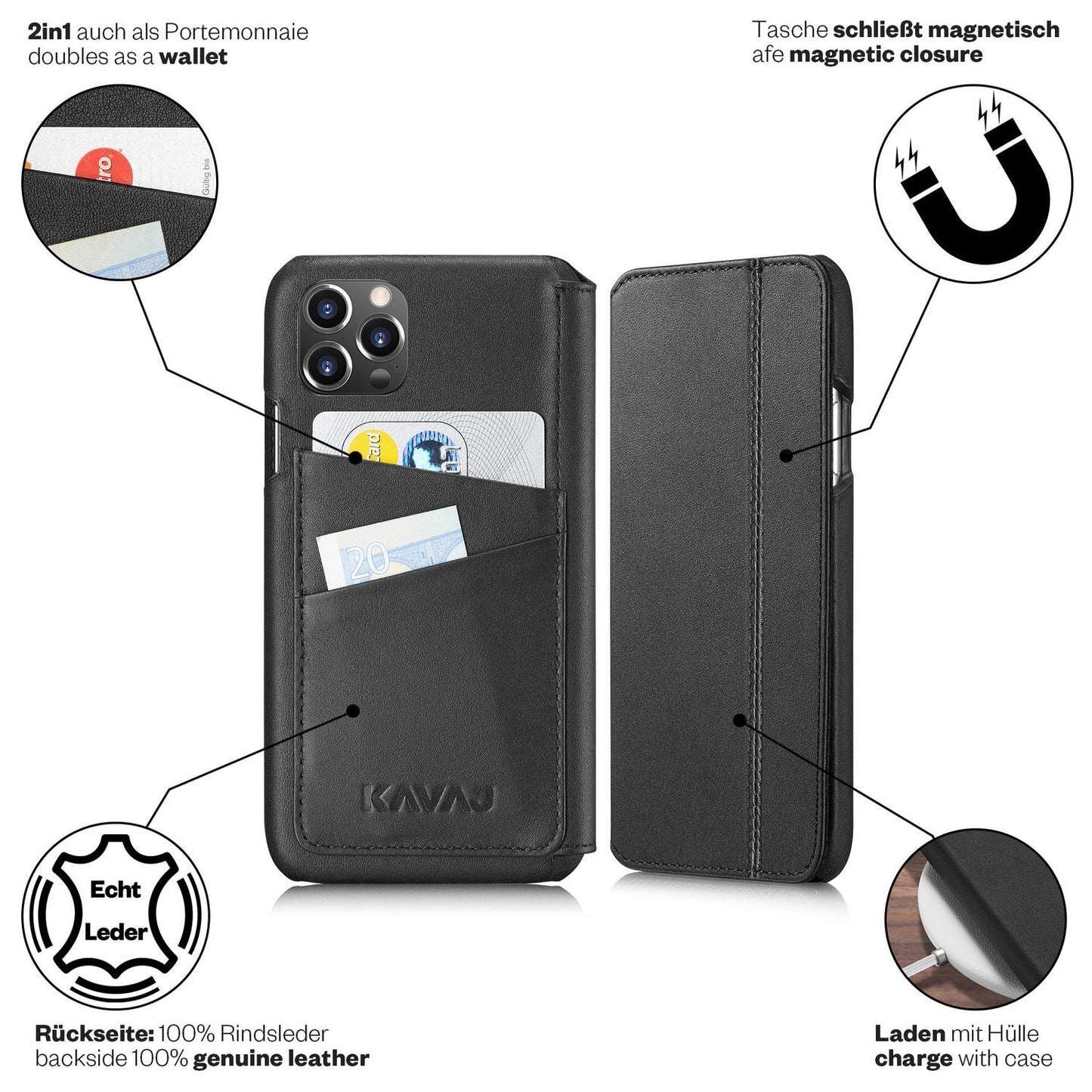 iPhone 13 Pro Max Leather Case Dallas